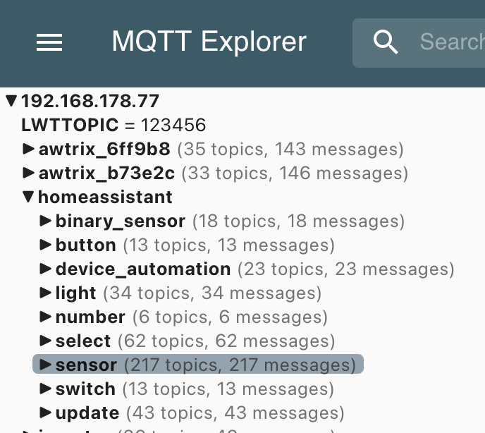 MQTT Explorer